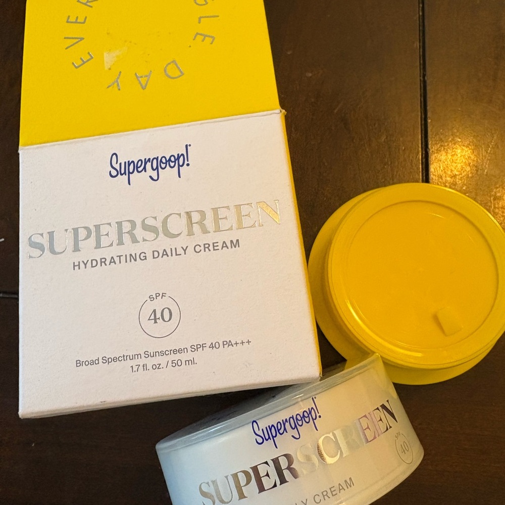 Supergoop! Superscreen Hydrating Daily Cream SPF 40 BNIB - exp 12/26